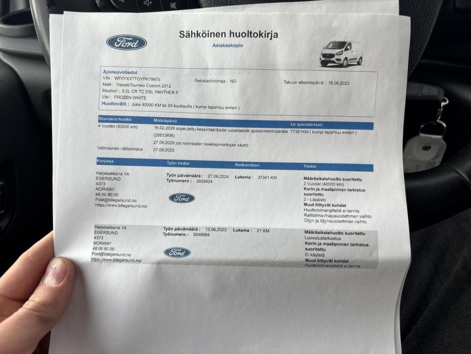 FORD TRANSIT CUSTOM 2023