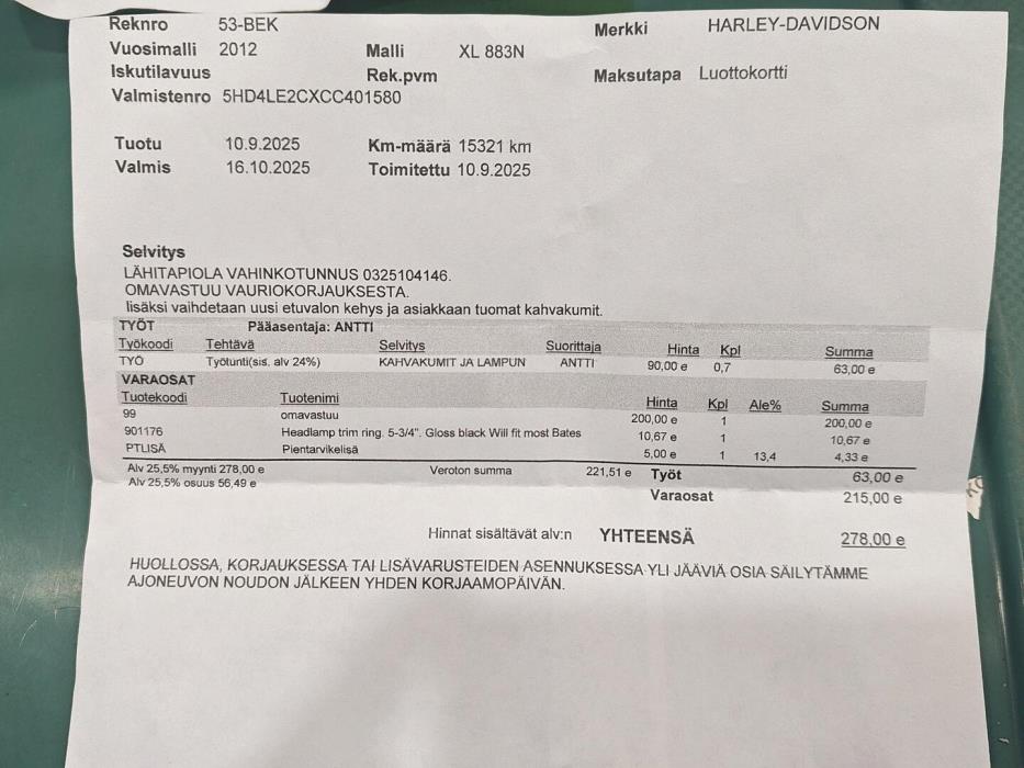 HARLEY-DAVIDSON SPORTSTER 2011