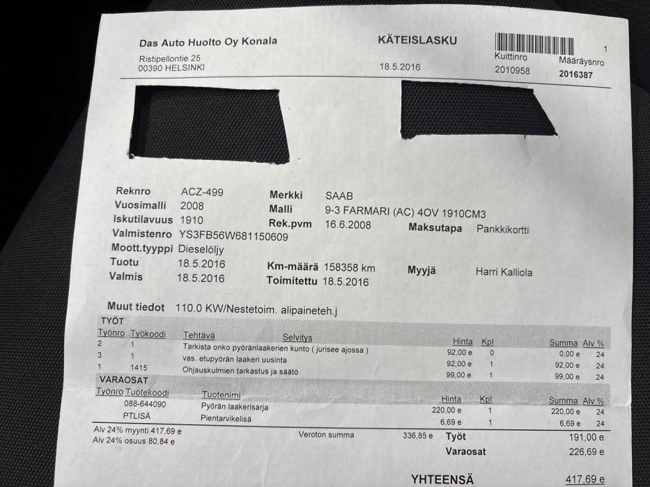 SAAB 9-3 2008