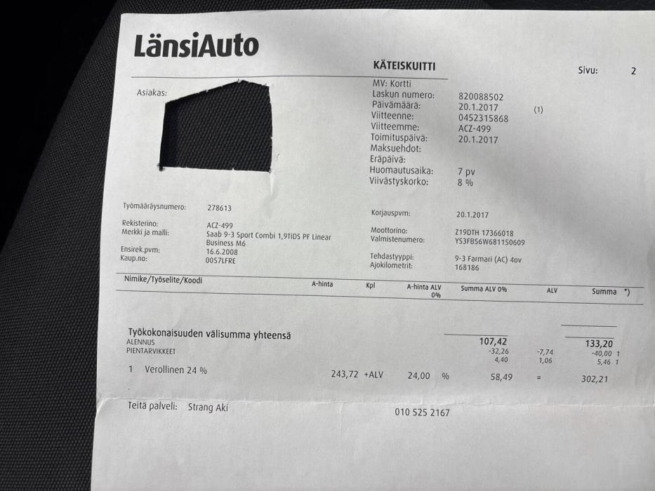 SAAB 9-3 2008