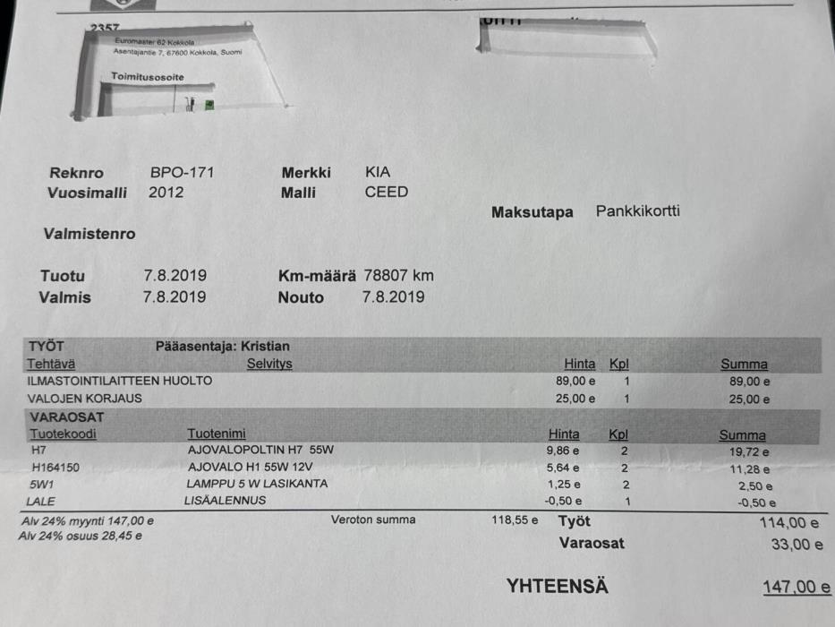KIA CEED 2012