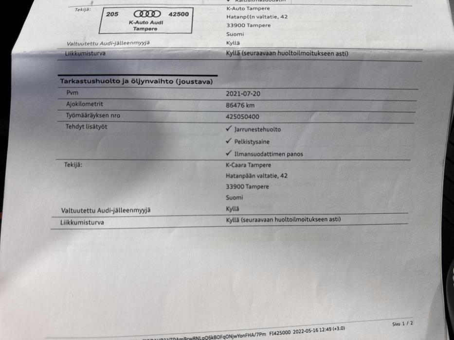 AUDI Q7 2018