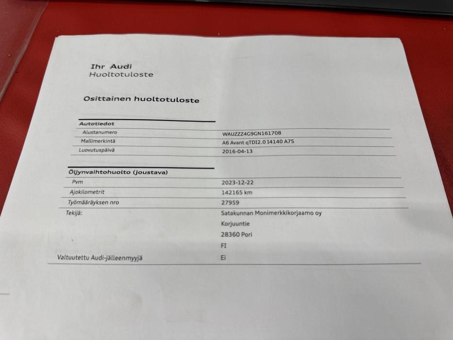 AUDI A6 2016