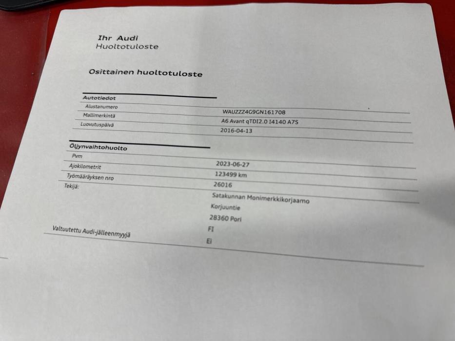 AUDI A6 2016