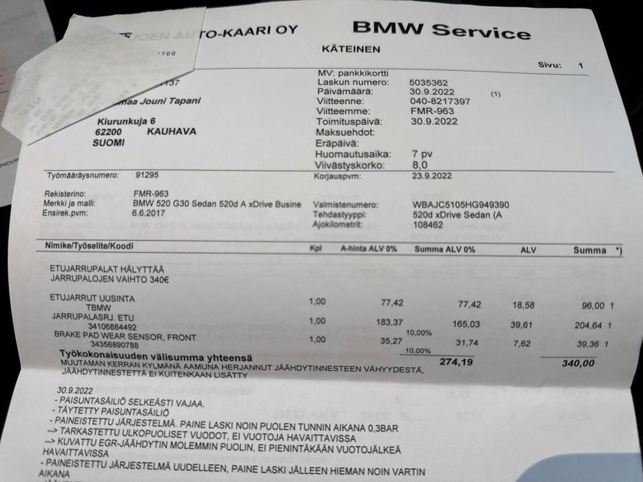 BMW 520 2017