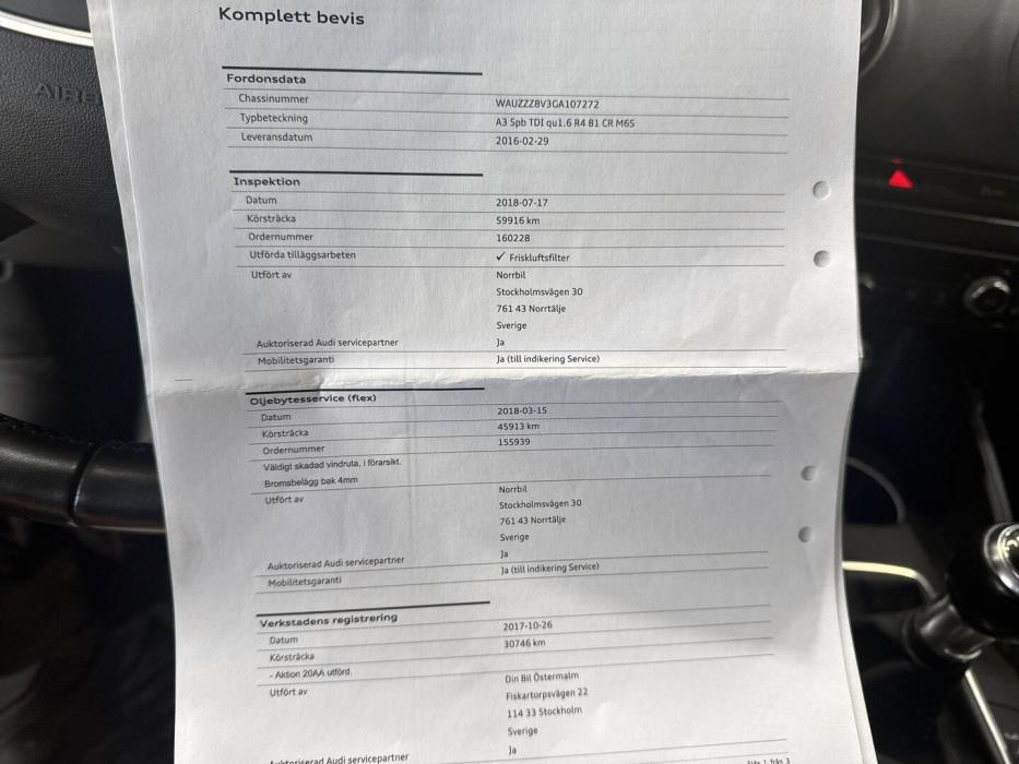 AUDI A3 2016