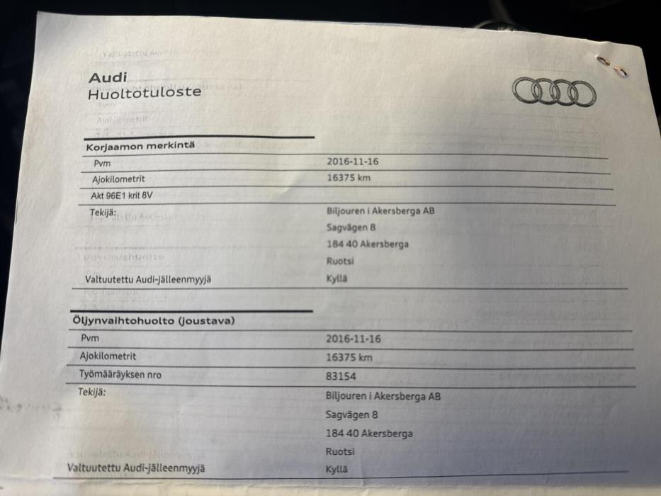 AUDI A3 2016