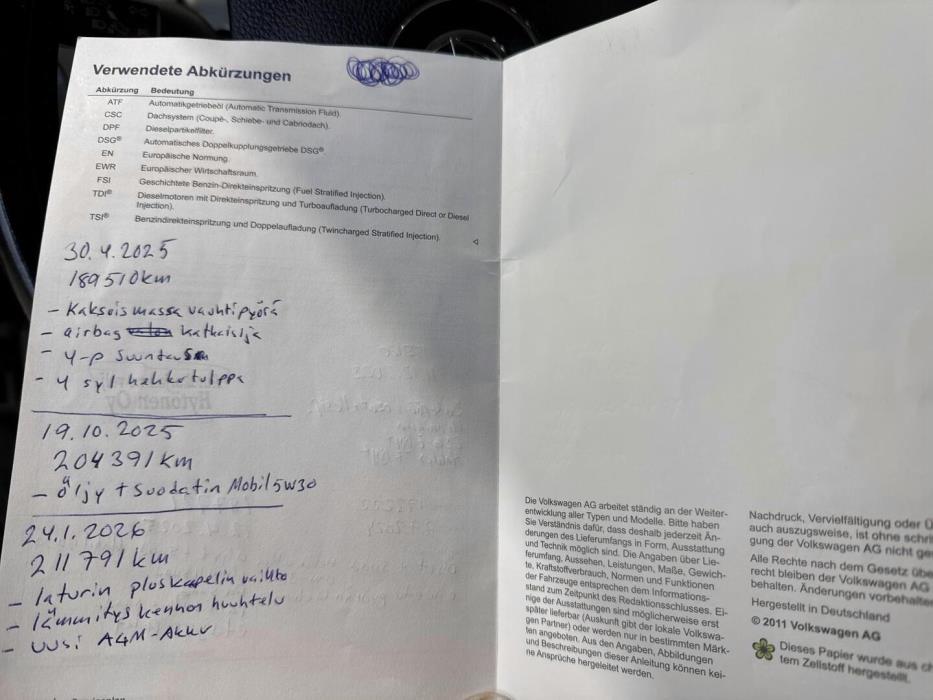 VOLKSWAGEN Passat 2012