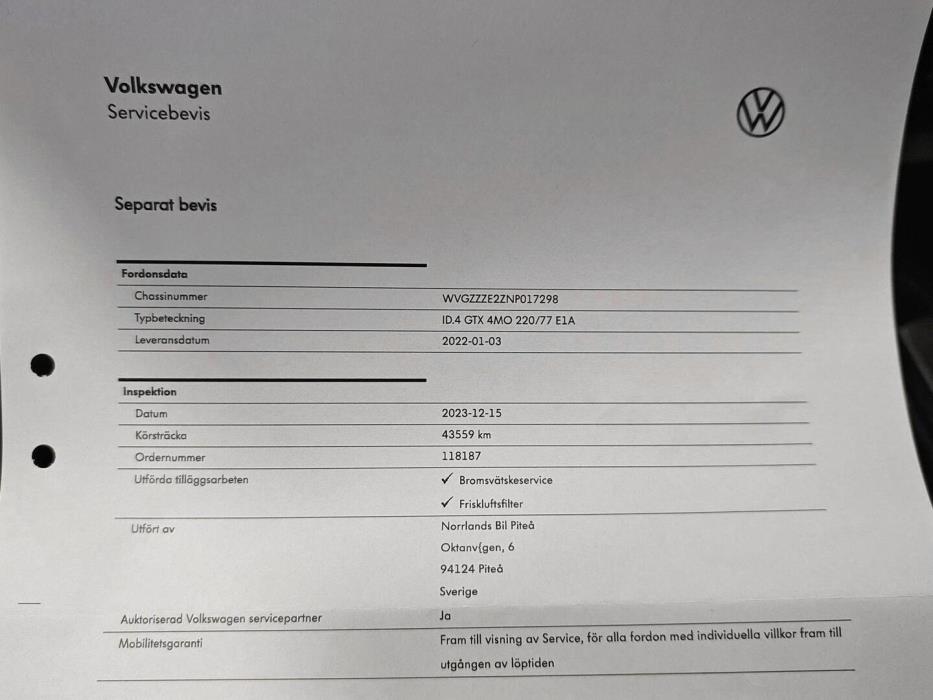 VOLKSWAGEN ID.4 2022