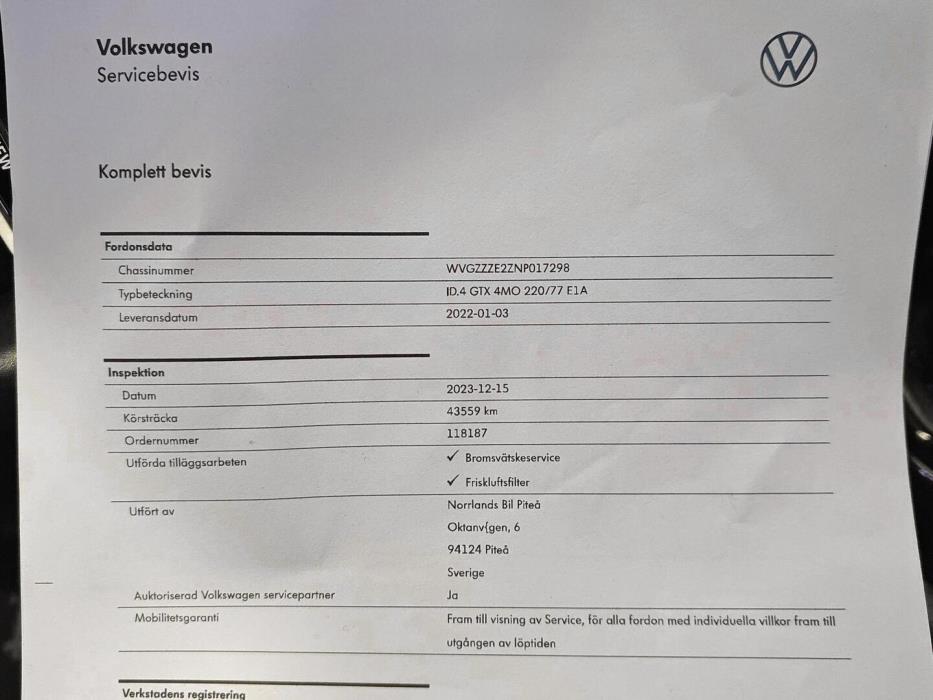 VOLKSWAGEN ID.4 2022