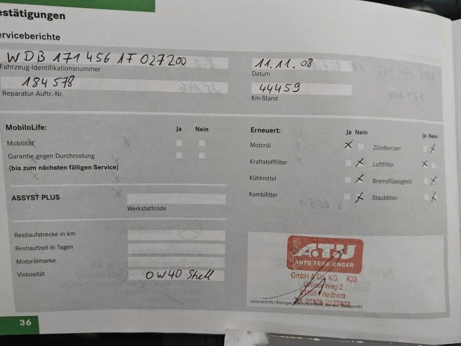 MERCEDES-BENZ SLK 2004