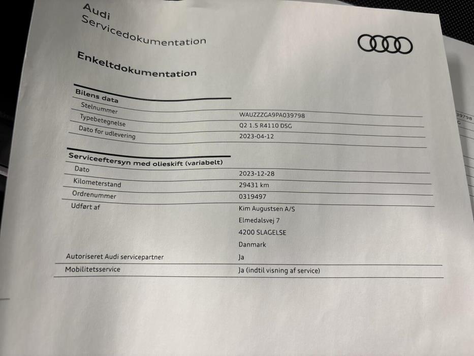 AUDI Q2 2023