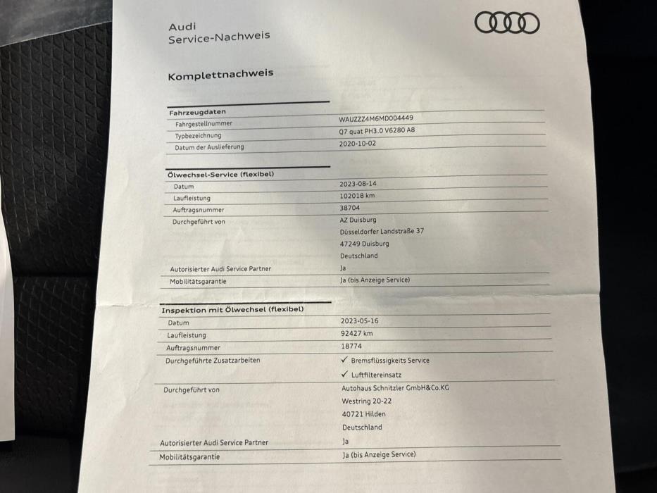 AUDI Q7 2020