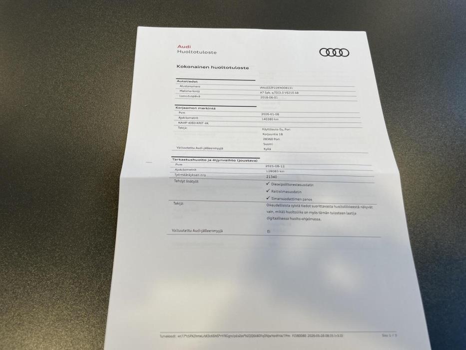 AUDI A7 2018