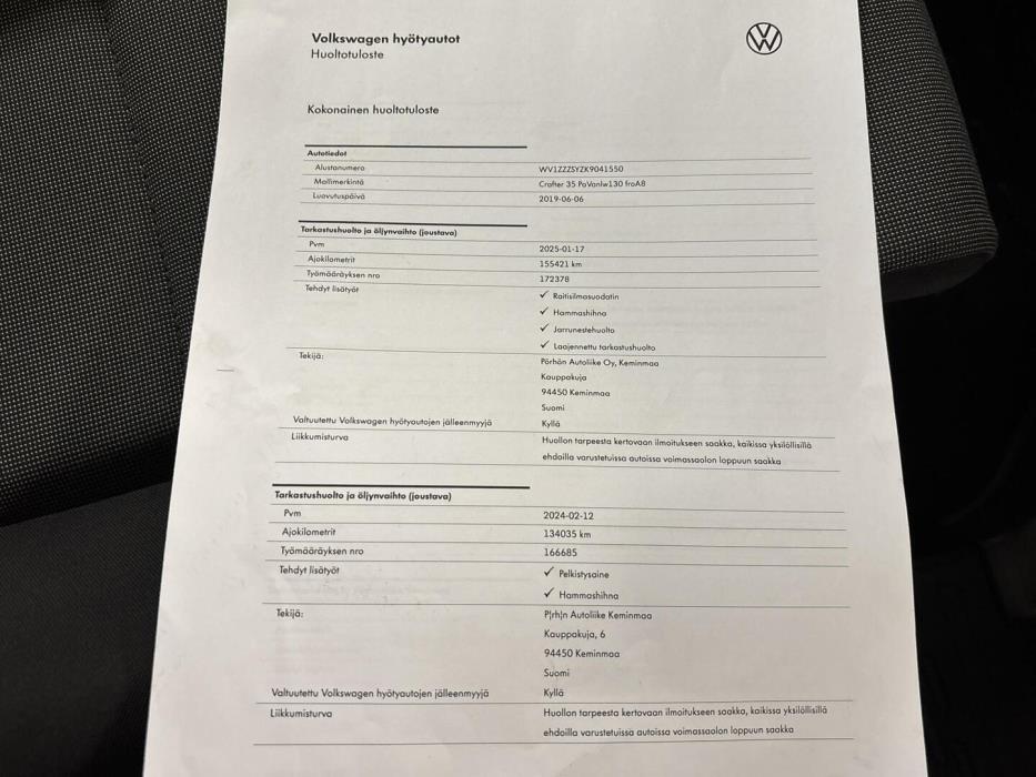 VOLKSWAGEN Crafter 2019
