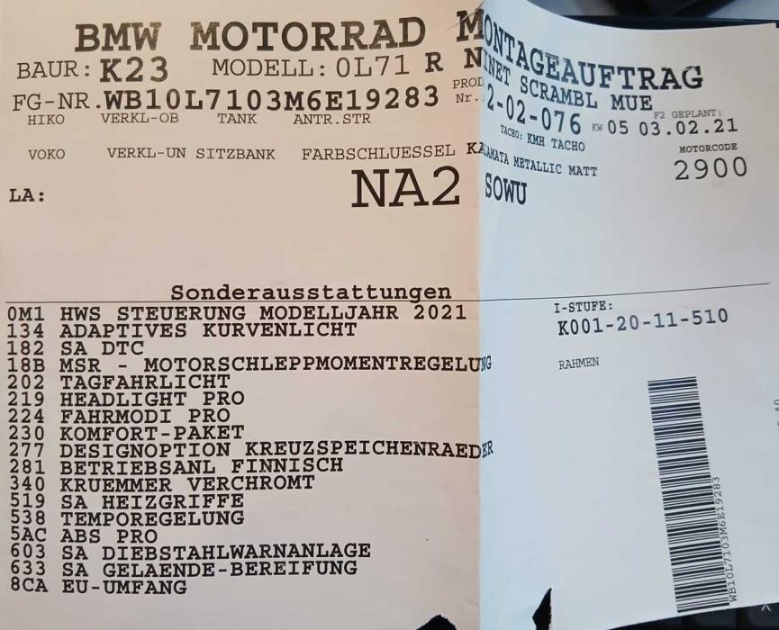 BMW R 2021