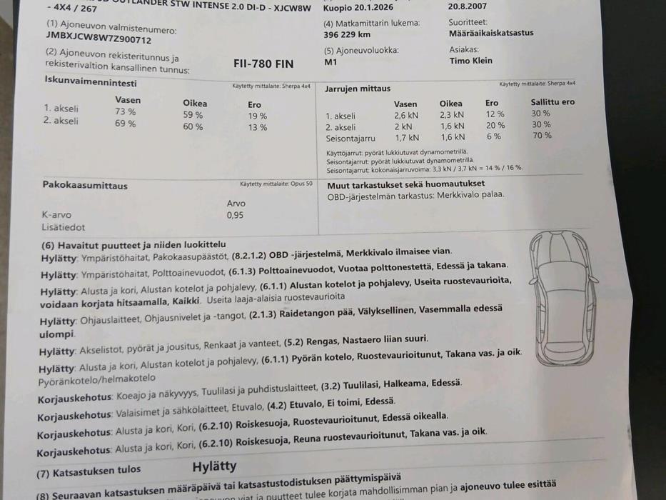 MITSUBISHI Outlander 2007