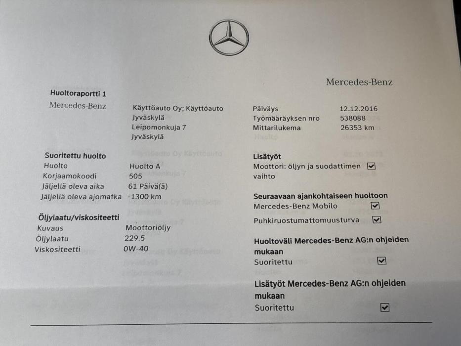 MERCEDES-BENZ A 2016