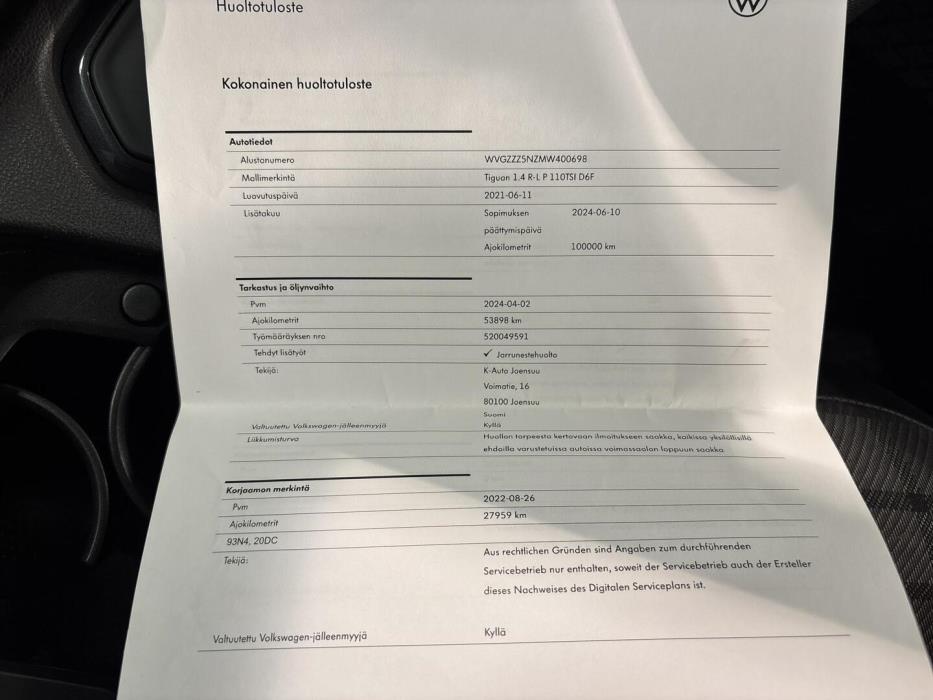 VOLKSWAGEN Tiguan 2021
