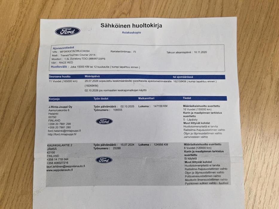 FORD Transit Courier 2020