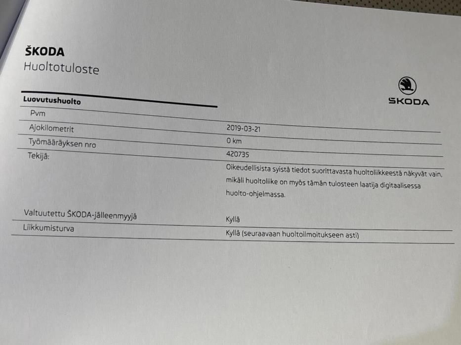 SKODA Superb 2019