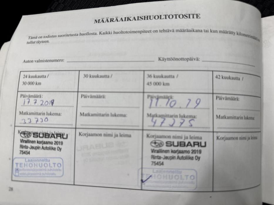 SUBARU FORESTER 2018