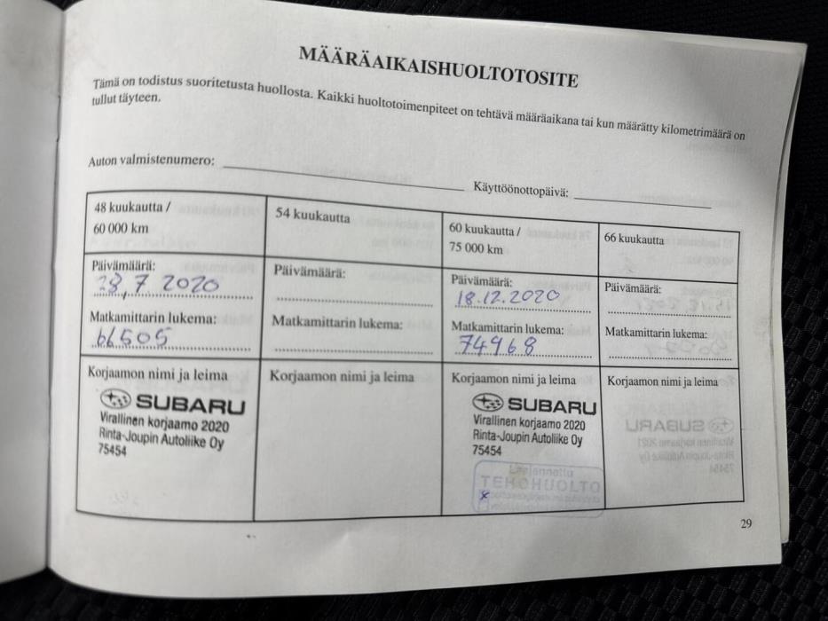 SUBARU FORESTER 2018