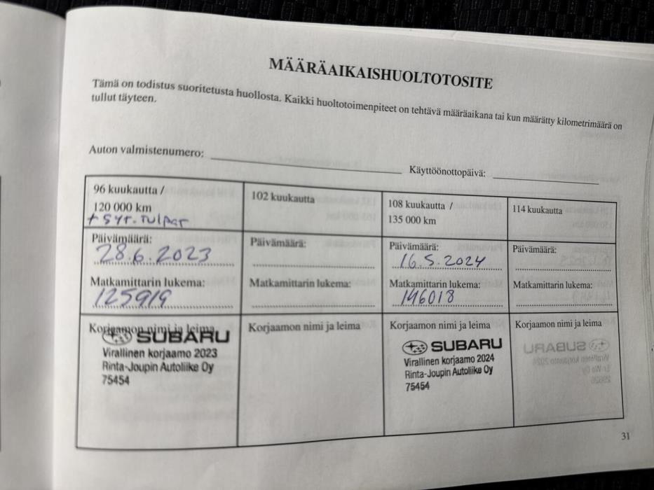 SUBARU FORESTER 2018