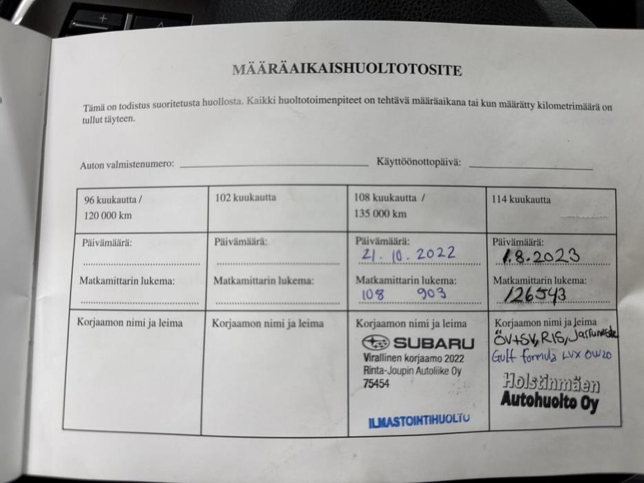 SUBARU Forester 2013