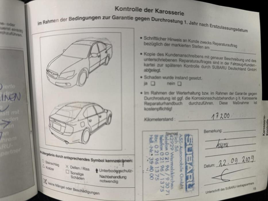 SUBARU IMPREZA 2009