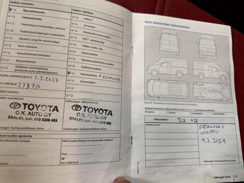 VOLKSWAGEN Transporter 2016