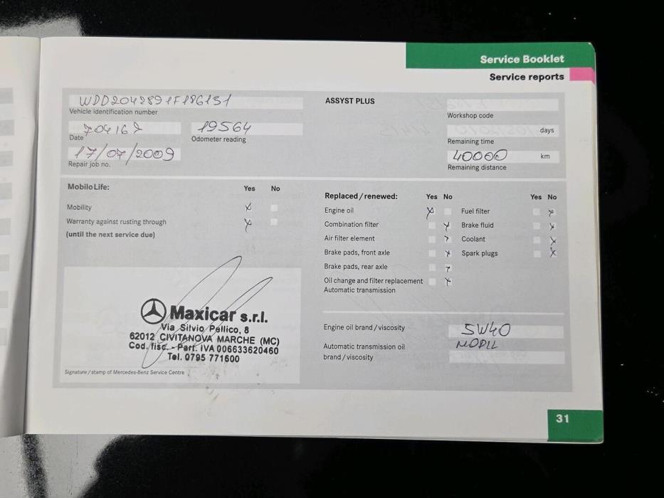 MERCEDES-BENZ C 2008