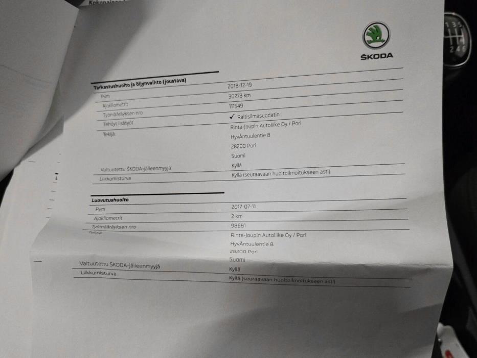 SKODA OCTAVIA 2017
