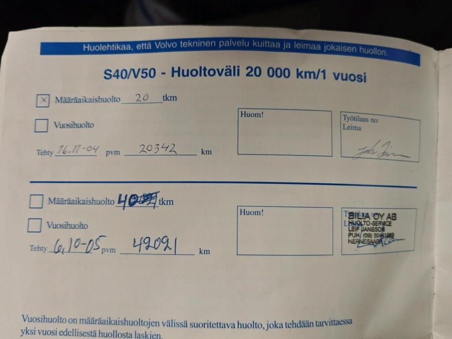 VOLVO S40 2004