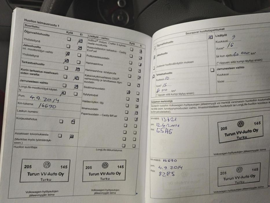 VOLKSWAGEN Caddy 2012