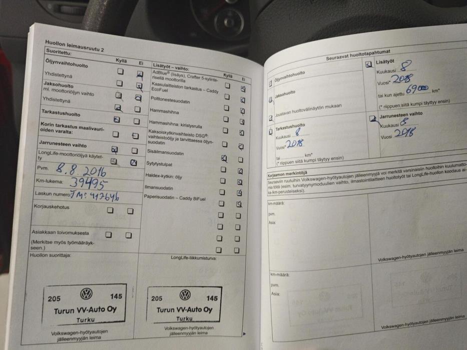 VOLKSWAGEN Caddy 2012