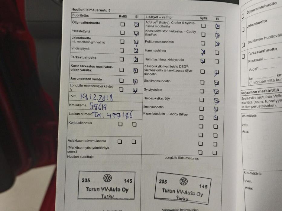 VOLKSWAGEN Caddy 2012