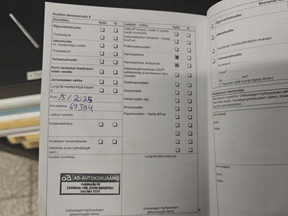 VOLKSWAGEN Caddy 2012