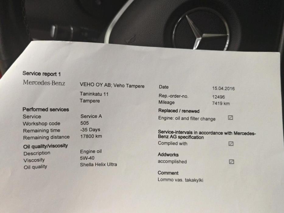 MERCEDES-BENZ A 2015