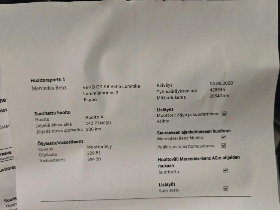 MERCEDES-BENZ V 2019