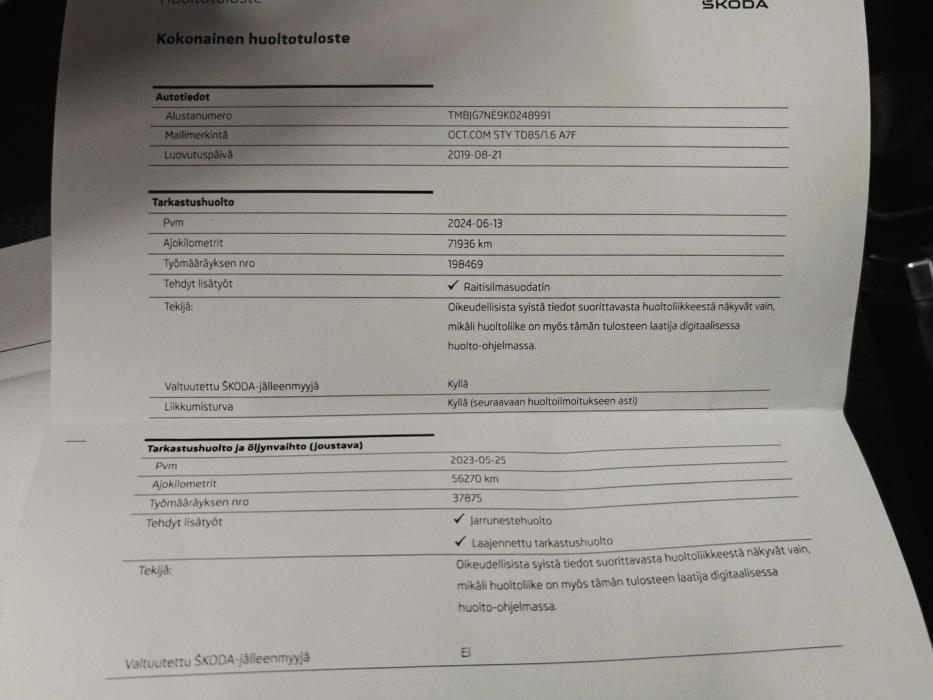 SKODA Octavia 2019