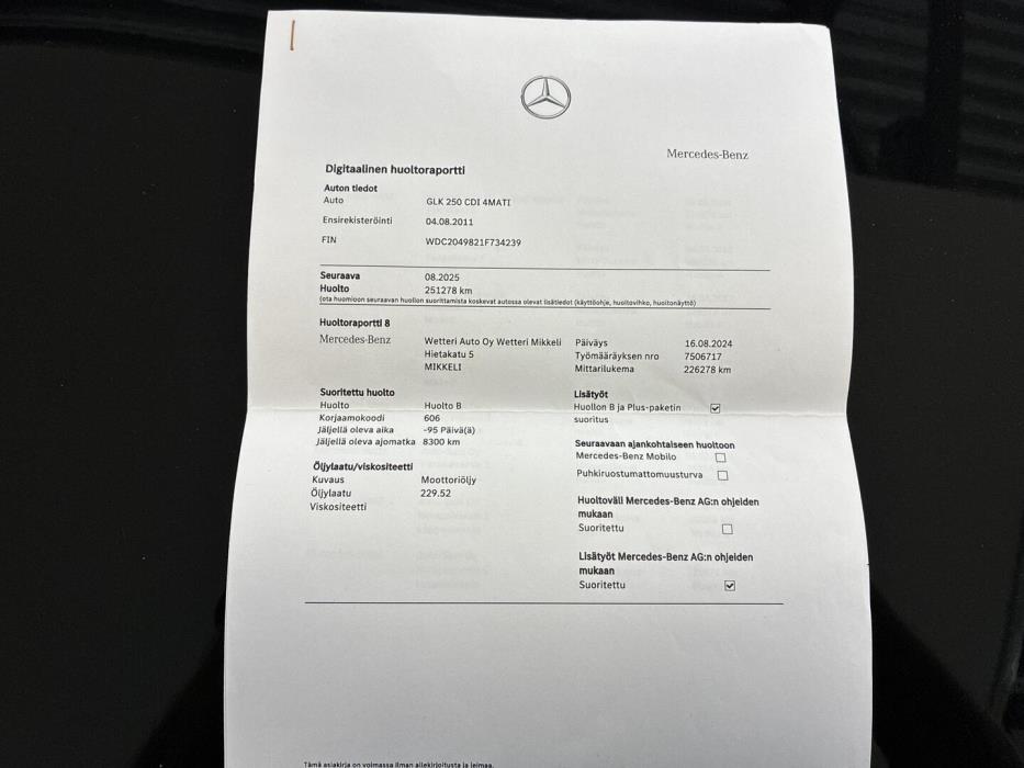 MERCEDES-BENZ GLK 2011