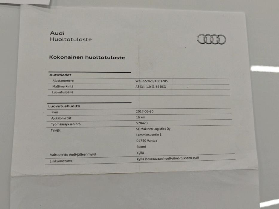 AUDI A3 2017