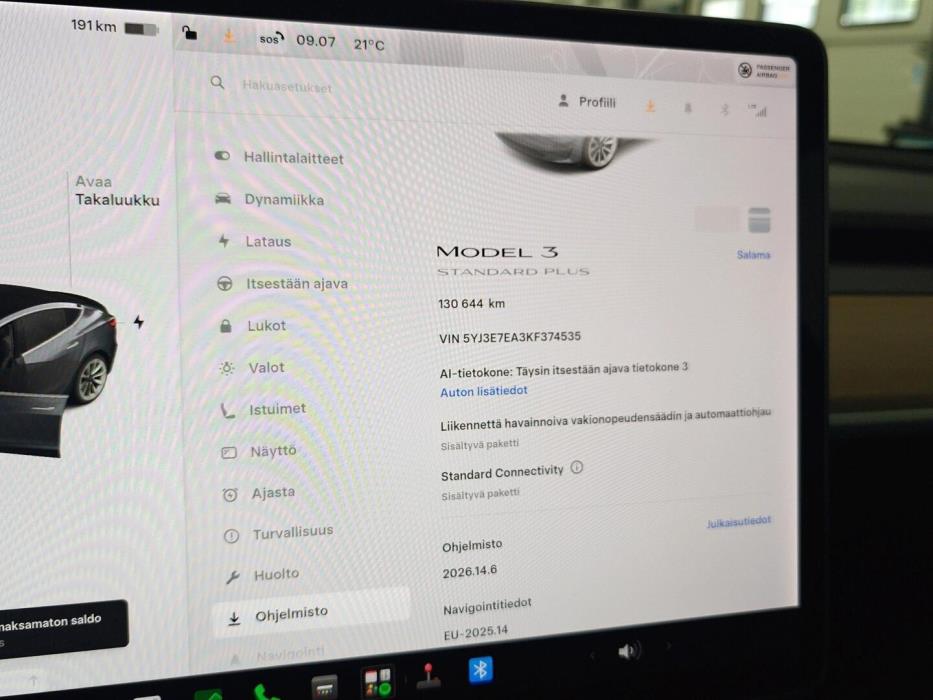 TESLA Model 3 2019