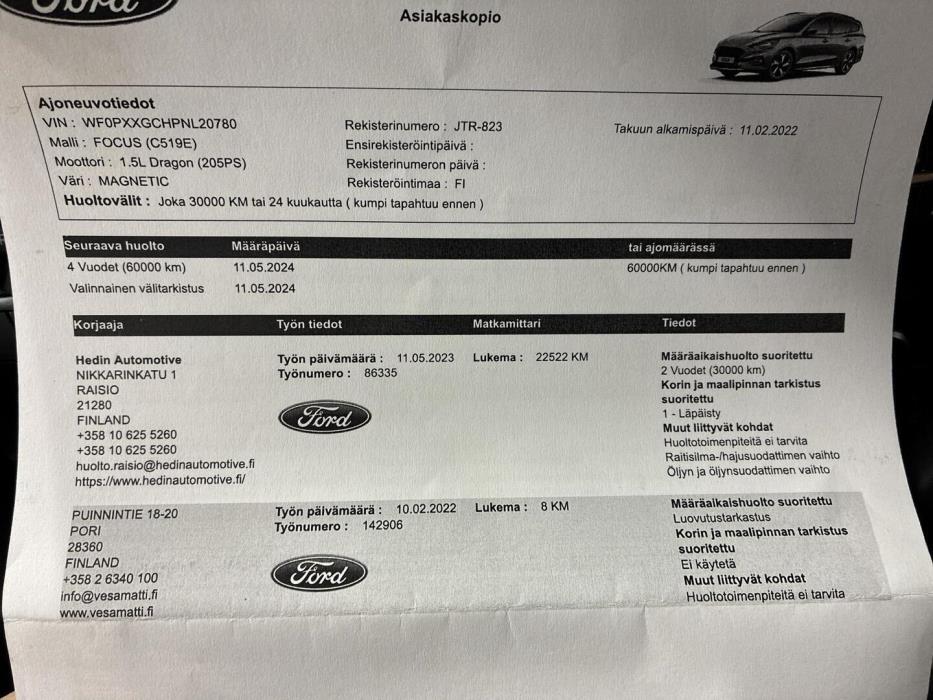 FORD Focus 2022