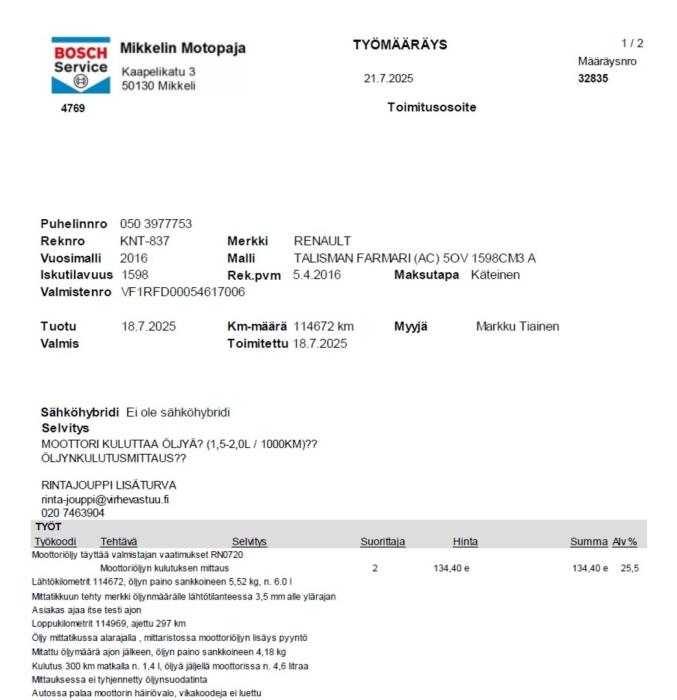 RENAULT Talisman 2016