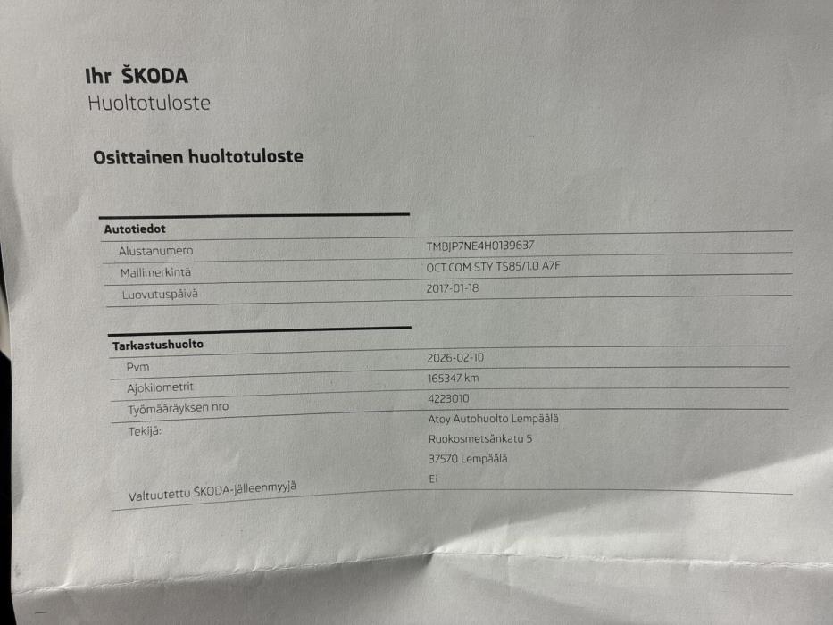 SKODA Octavia 2017