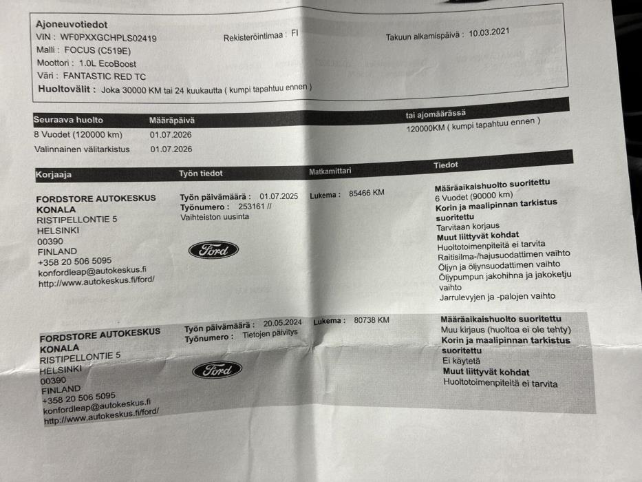 FORD Focus 2021
