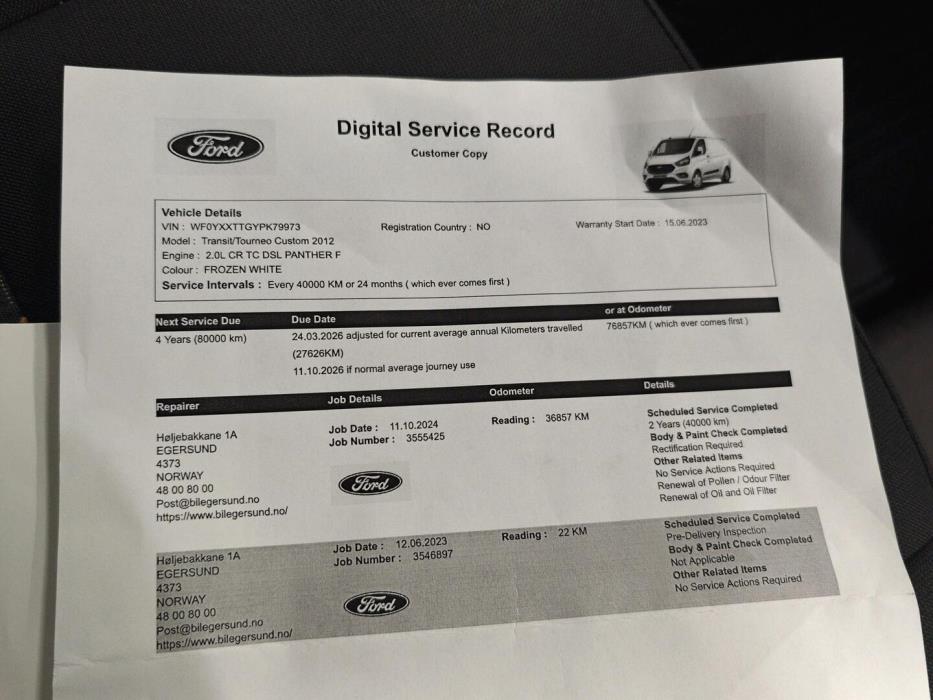 FORD TRANSIT CUSTOM 2023