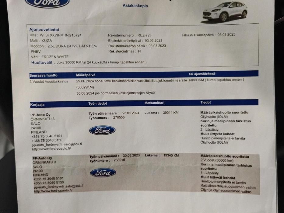 FORD Kuga 2023